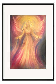 Gerahmter Kunstdruck Engel des Lichts und der Liebe