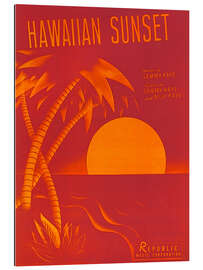 Gallery print Hawaiian sunset