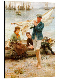 Magnettafel Rückkehr vom Fischen