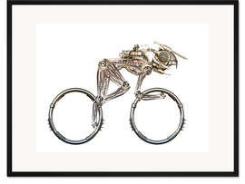 Gerahmter Kunstdruck Homo Velocity