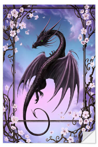 Vinilo para la pared Spring Dragon