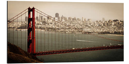 Aluminium print San Francisco Panorama