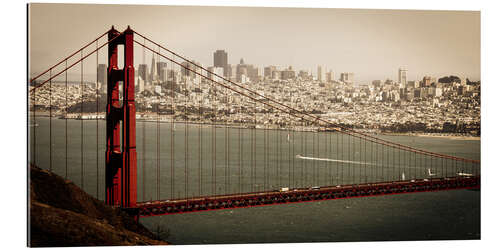 Tableau en plexi-alu San Francisco, vue panoramique