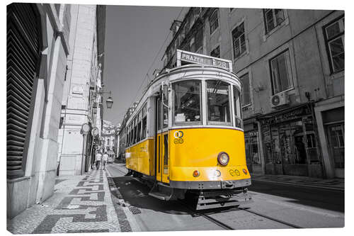 Leinwandbild Straßenbahn, Lissabon