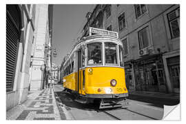 Naklejka na ścianę Tram, Lisbon