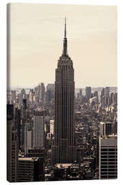 Tableau sur toile  Empire State Building vintage - Buellom