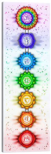 Canvas print The Seven Chakras - Series V - Artwork II