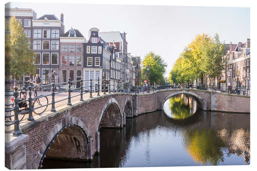 Canvas-taulu Amsterdam canals