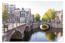 Selvklebende plakat Amsterdam canals