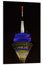 Gallery print Top of Düsseldorf - close-up view of the Rhine Tower