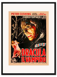 Gerahmter Kunstdruck Dracula (italienisch)