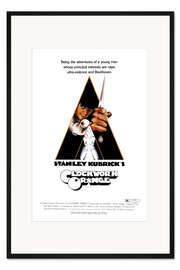 Gerahmter Kunstdruck Uhrwerk Orange (englisch) - Vintage Entertainment Collection