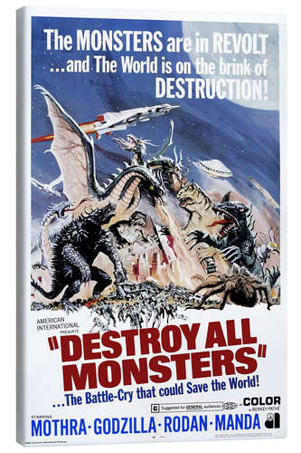 Lærredsbillede Destroy All Monsters