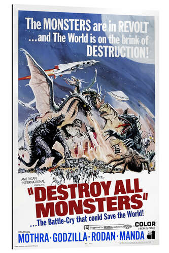 Gallery print Destroy All Monsters