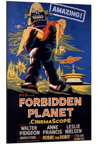 Aluminium print Forbidden Planet