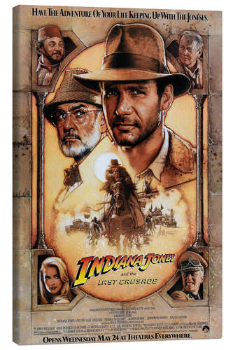 Canvas print Indiana Jones and the Last Crusade