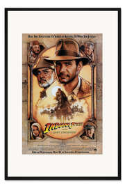Framed art print Indiana Jones and the Last Crusade - Vintage Entertainment Collection