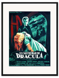 Gerahmter Kunstdruck Dracula (französisch)
