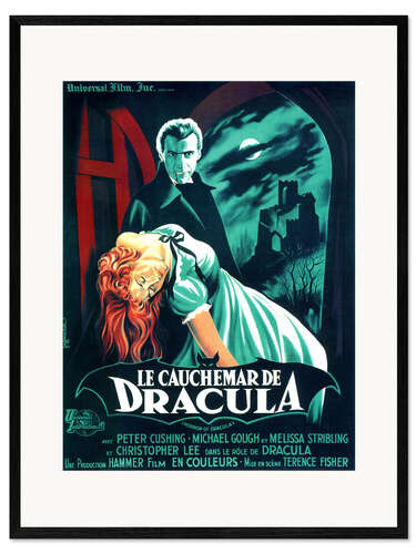 Gerahmter Kunstdruck Dracula (französisch)