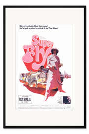 Gerahmter Kunstdruck Super Fly