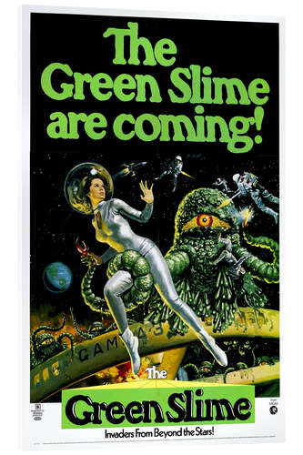 Stampa su vetro acrilico The Green Slime (Il fango verde)