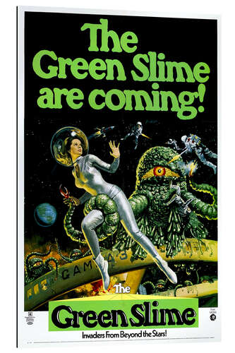 Galleriprint The Green Slime (Truselen fra det ytre rom)