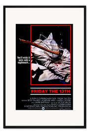 Gerahmter Kunstdruck Freitag der 13. (englisch)