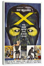 Leinwandbild Der Mann mit den Röntgenaugen (englisch) - Vintage Entertainment Collection