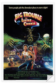 Selvklebende plakat Big Trouble in Little China