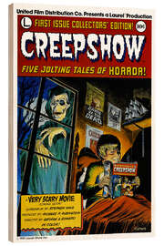 Wood print Creepshow