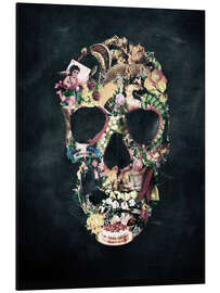 Tableau en aluminium Vintage Skull