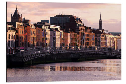 Aluminiumsbilde Dublin Evening