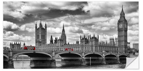 Sticker mural Pont de Westminster à Londres