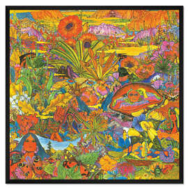 Gerahmter Kunstdruck Psychedelisch