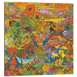 Magnettafel Psychedelisch