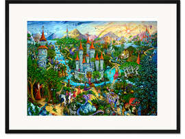 Gerahmter Kunstdruck Magic Kingdom