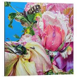 Magnettafel Surreal Flowers