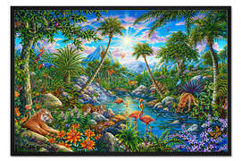 Gerahmter Kunstdruck Discovery Island