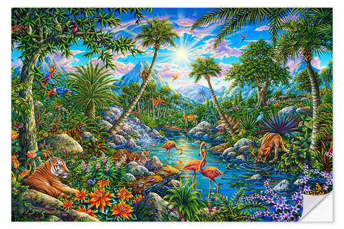 Wall sticker Discovery Island