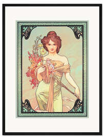 Gerahmter Kunstdruck Die Vier Jahreszeiten - Frühling (Detail)