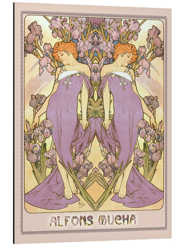 Aluminium print The Flowers - Iris