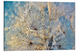 Magnettafel Pusteblume Goldener Traum