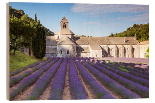 Trätavla Senanque abbey, Provence