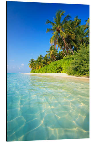 Stampa su alluminio Spiaggia da sogno alle Maldive