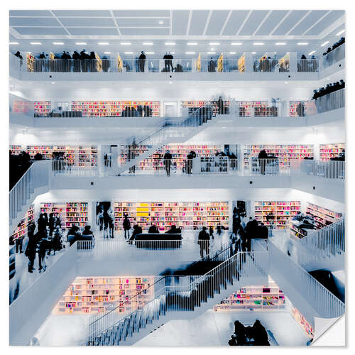 Vinilo para la pared Stuttgart Public Library