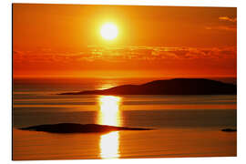 Magnettafel Fjordabend