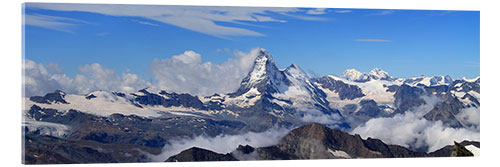 Acrylic print Matterhorn panorama