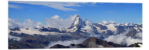 Tableau en PVC Vue panoramique du Matterhorn