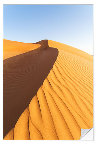 Sisustustarra Sand dune - Wahiba sands desert, Oman