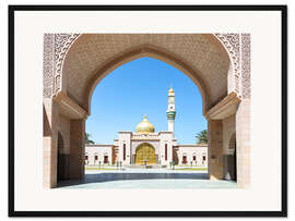 Gerahmter Kunstdruck Moschee in Muscat, Oman